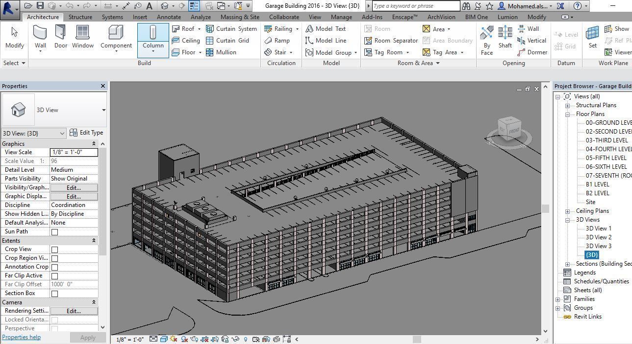 62 Different Revit Models 3D model 3D model_43