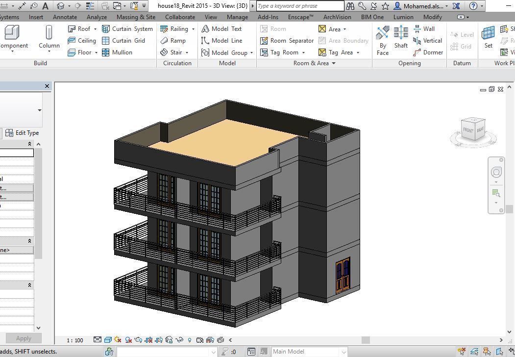 62 Different Revit Models 3D model 3D model_98