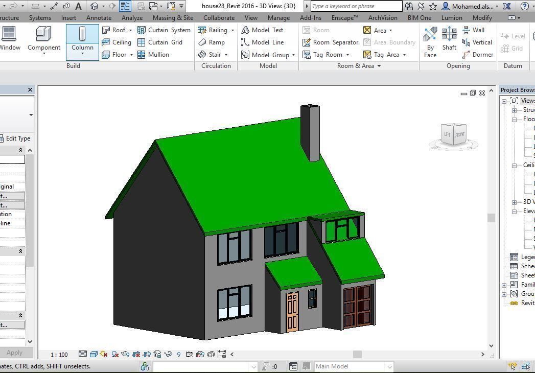 62 Different Revit Models 3D model 3D model_128