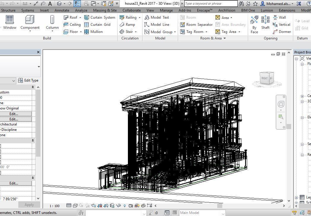 62 Different Revit Models 3D model 3D model_115