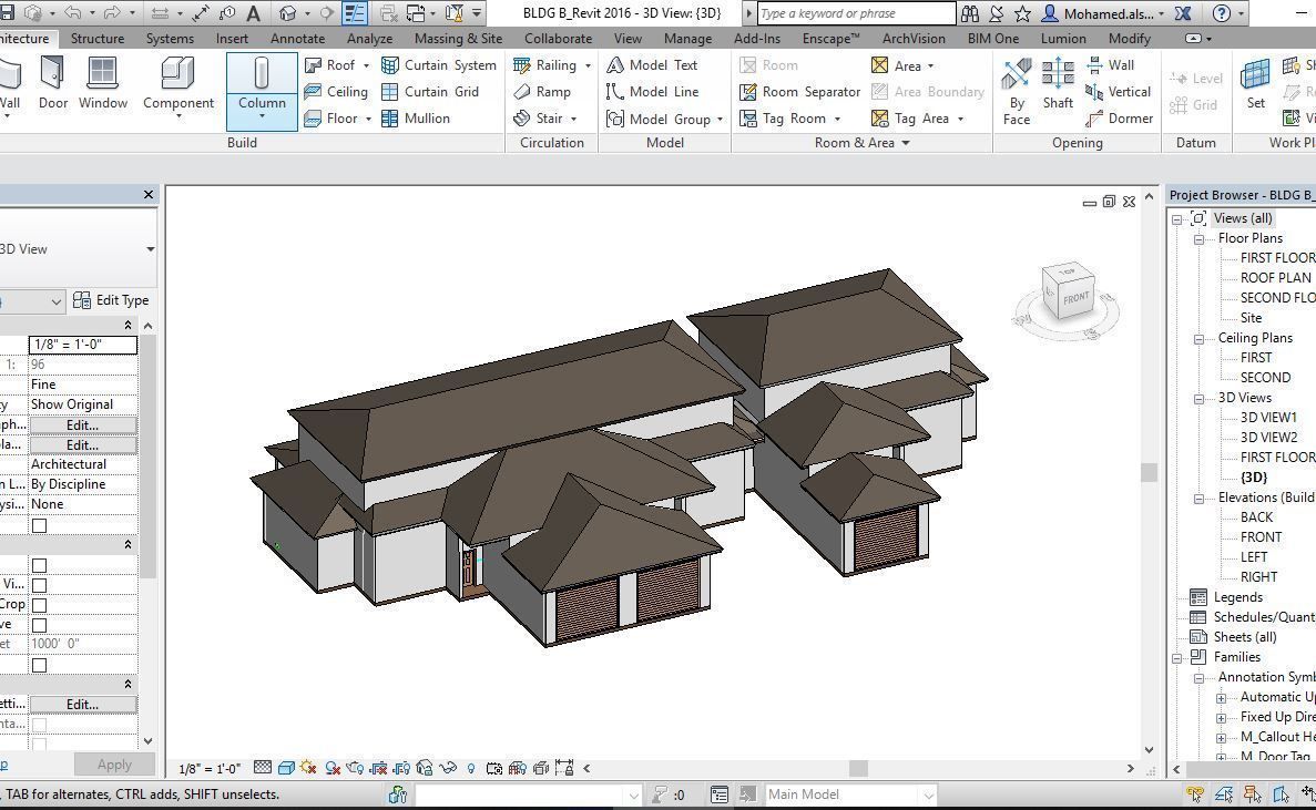 62 Different Revit Models 3D model 3D model_13