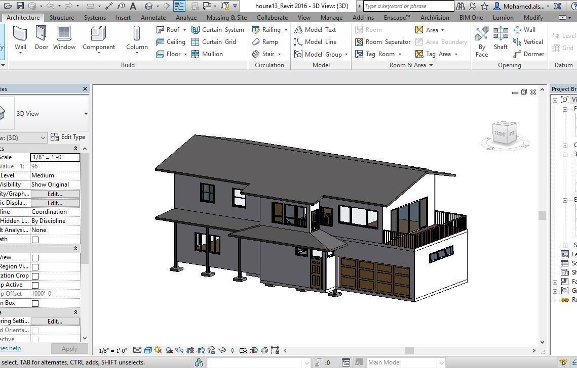 62 Different Revit Models 3D model 3D model_79