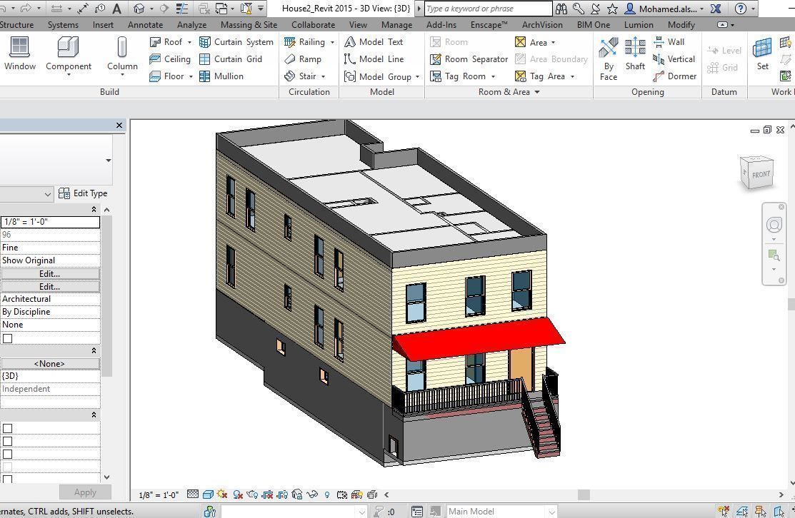62 Different Revit Models 3D model 3D model_48