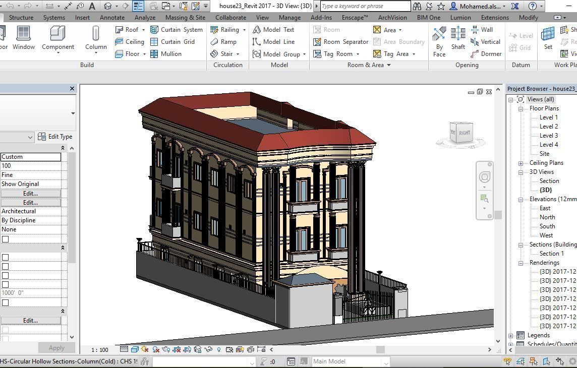 62 Different Revit Models 3D model 3D model_114