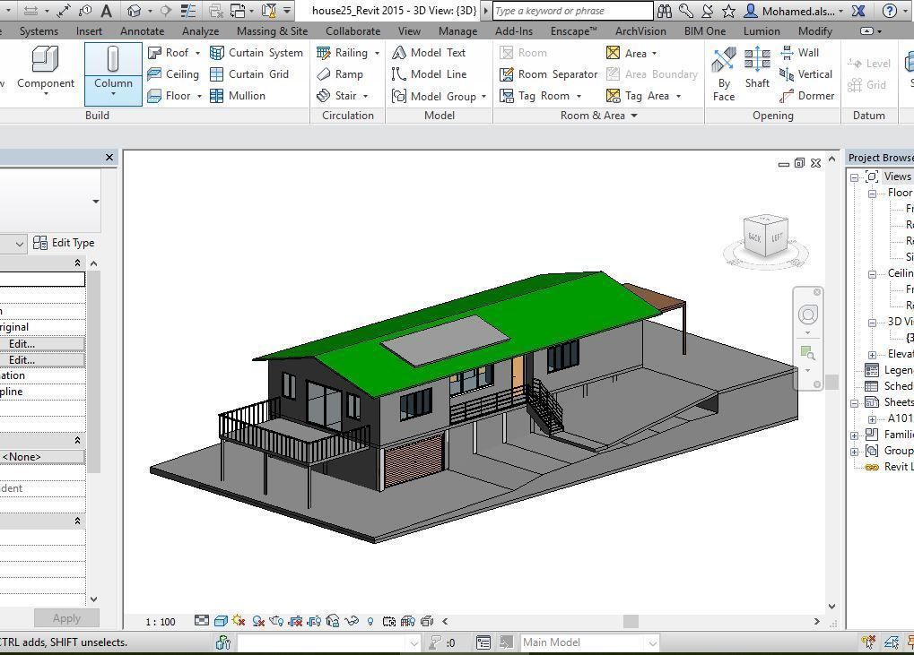 62 Different Revit Models 3D model 3D model_120