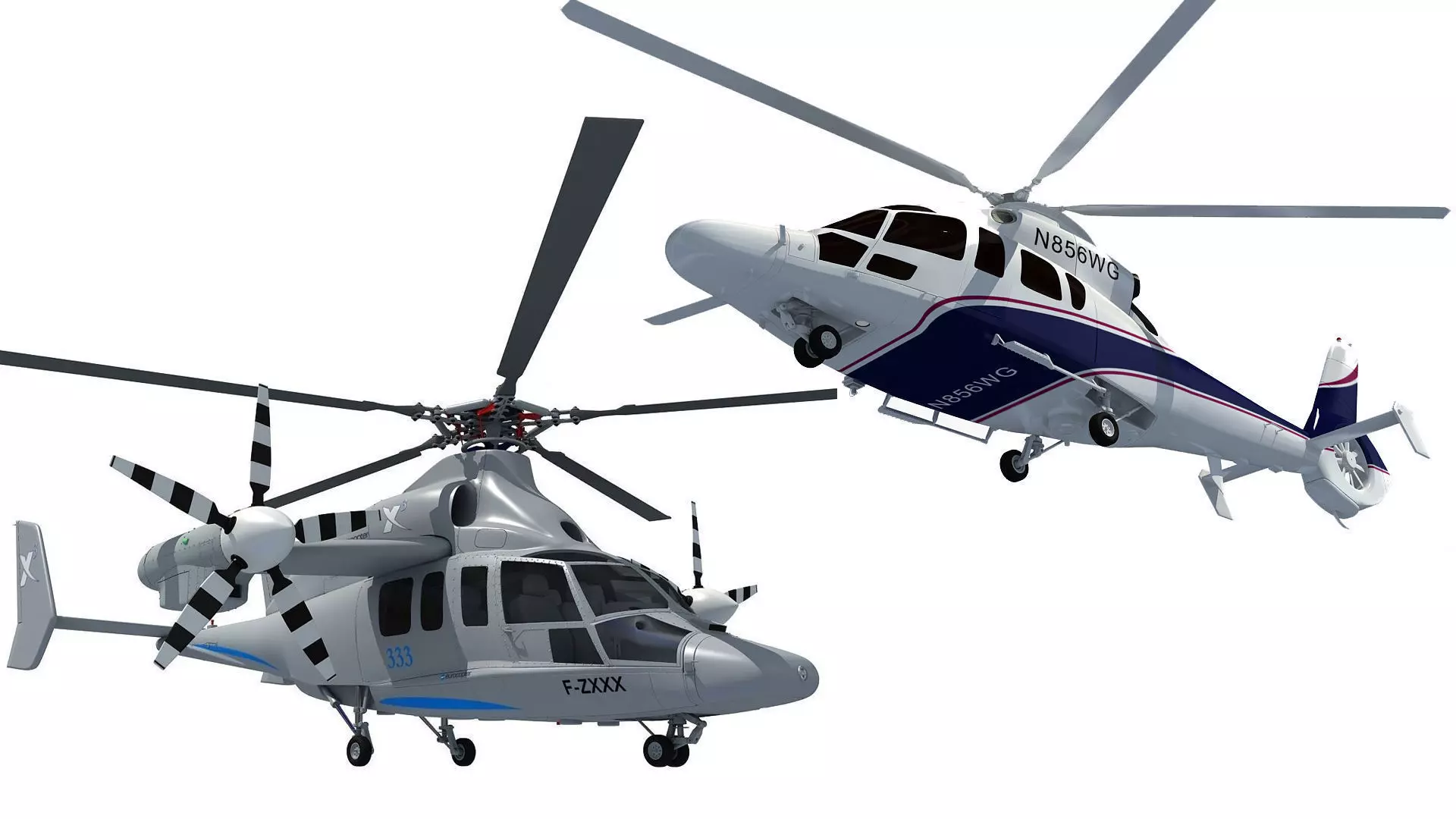 3D Helicopter Models 3D Model Collection_0