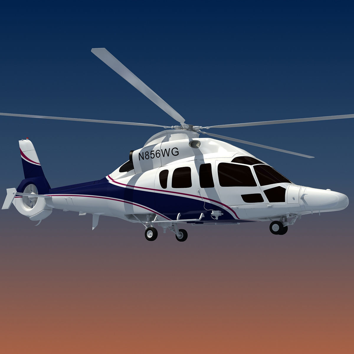 3D Helicopter Models 3D Model Collection_2