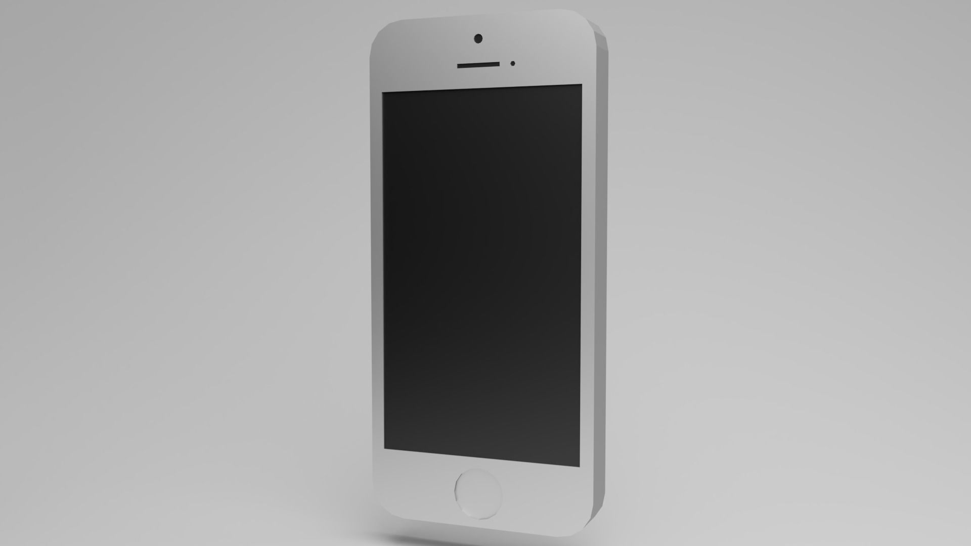 Apple Phone 5 Free low-poly 3D model_4