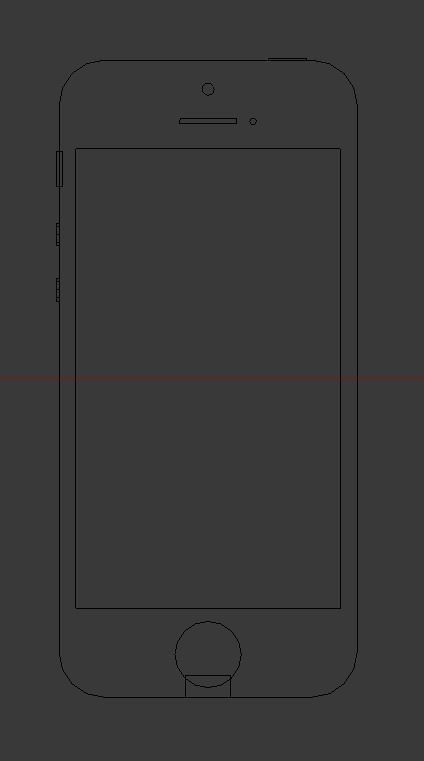 Apple Phone 5 Free low-poly 3D model_5