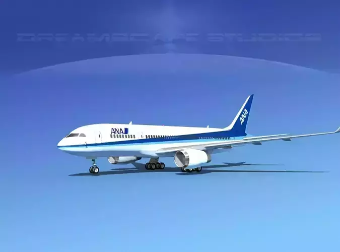 Boeing 787-8 All Nippon Airways 3D model