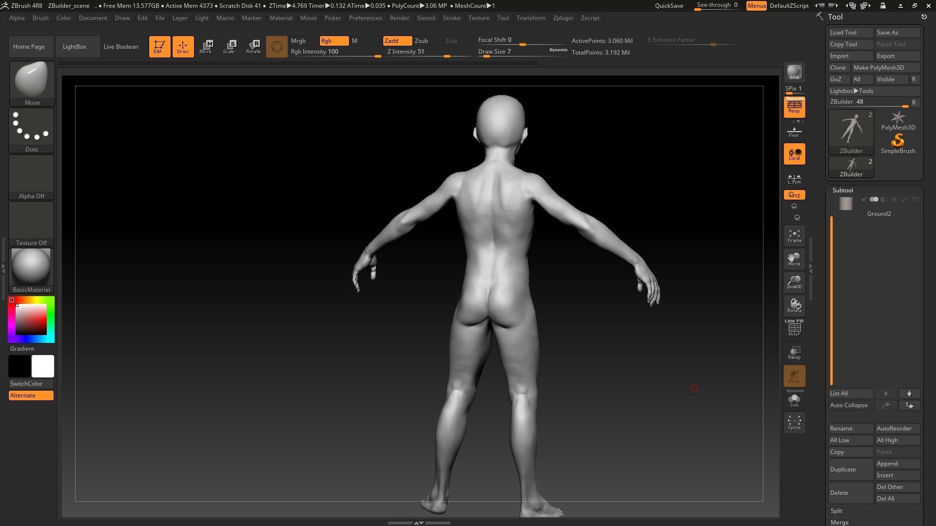 asian kid boy 3D model 2 3D model_6