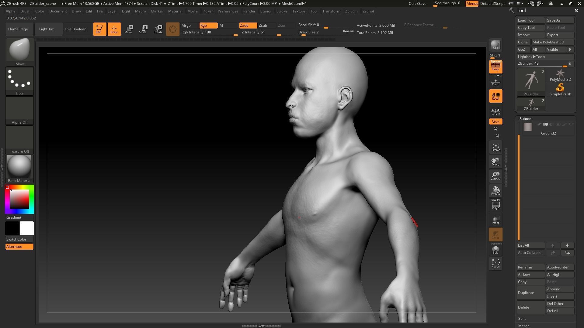 asian kid boy 3D model 2 3D model_4