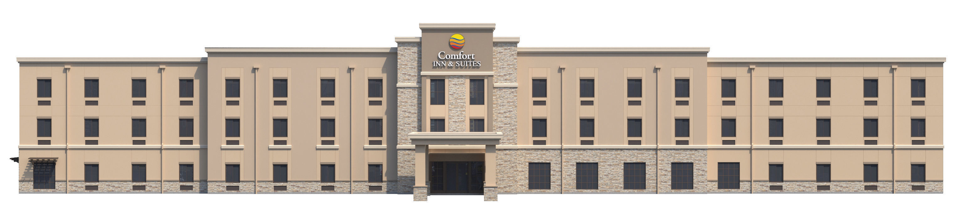 Commercial Building-026 Comfort Inn and Suites Hotel 3D model_7