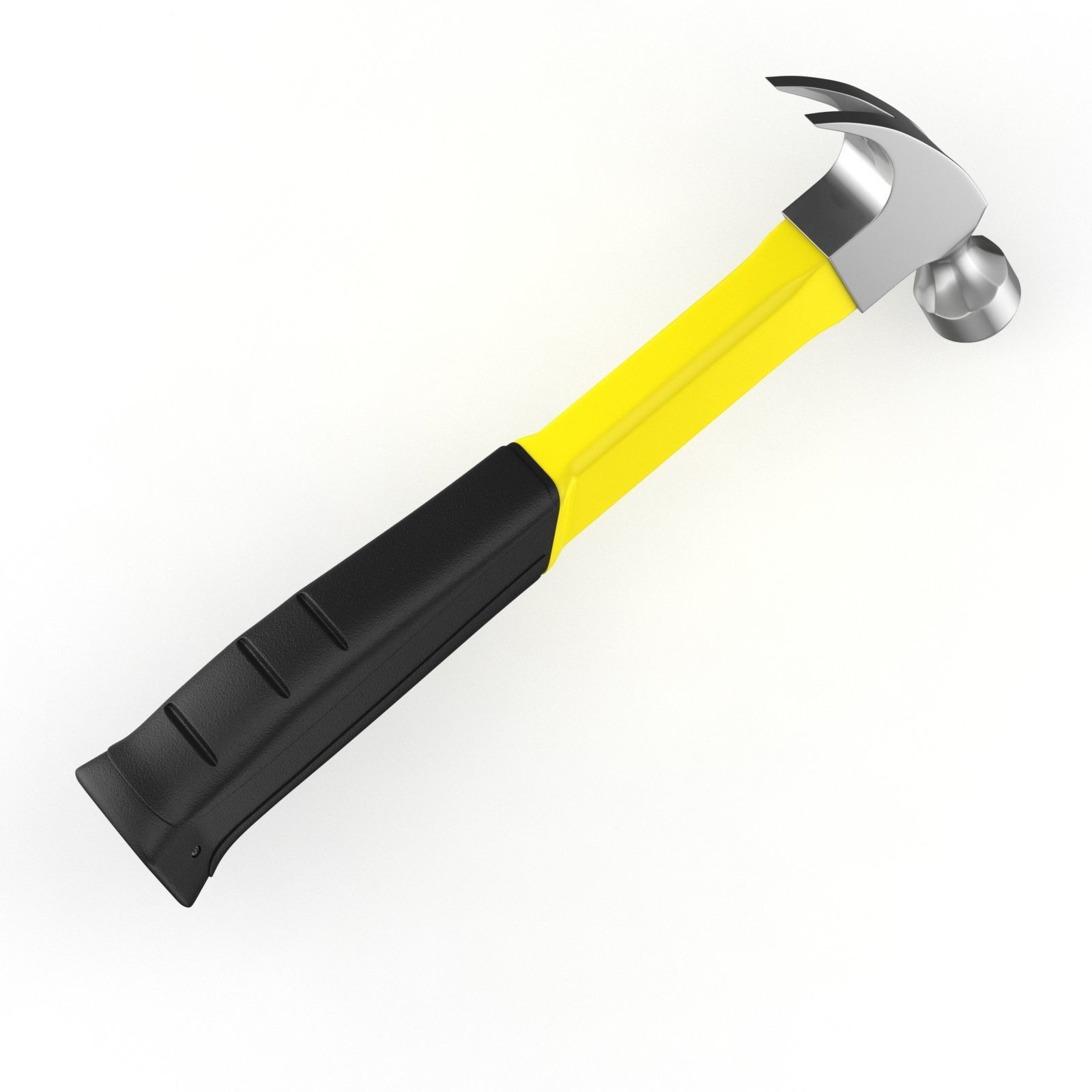 Fiberglass Hammer 3D model_3