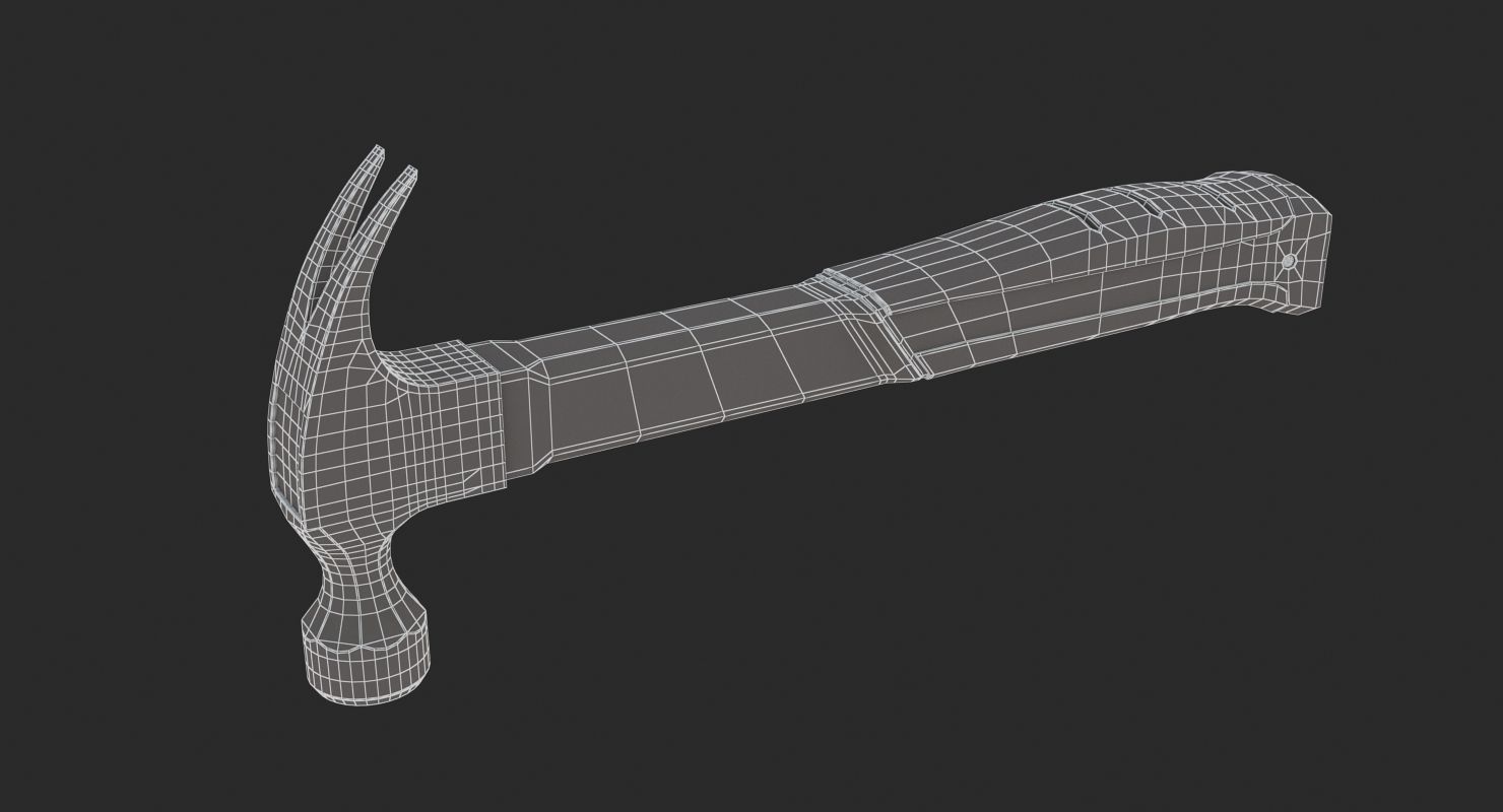 Fiberglass Hammer 3D model_10