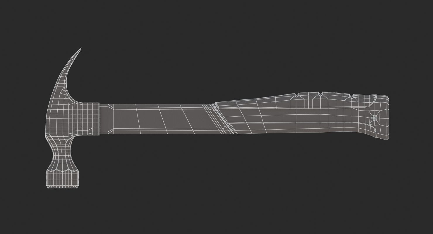 Fiberglass Hammer 3D model_8