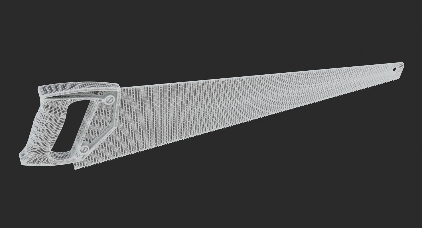 Hand Saw 26 Inches 3D model_8