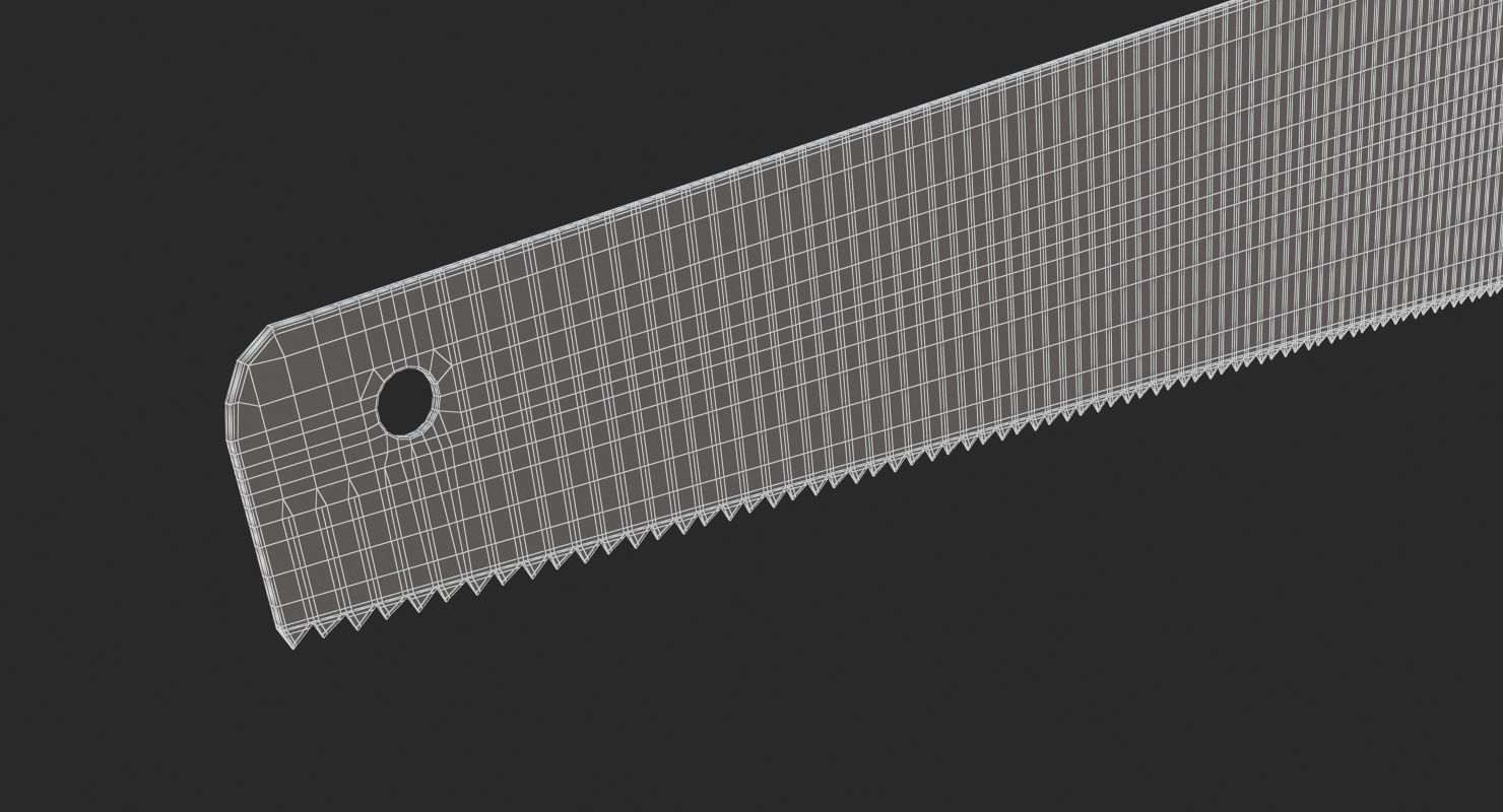 Hand Saw 26 Inches 3D model_13