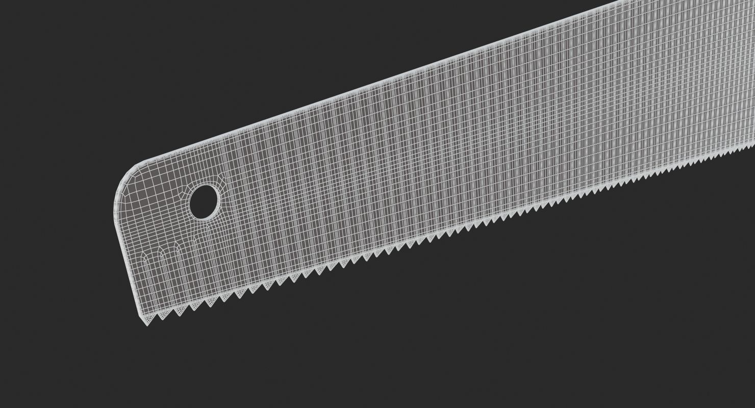 Hand Saw 26 Inches 3D model_14