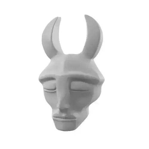 african mask statue