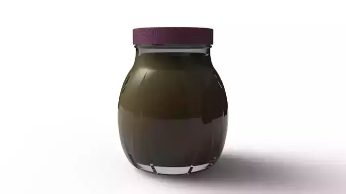 Relief Jar 378ml 3D model