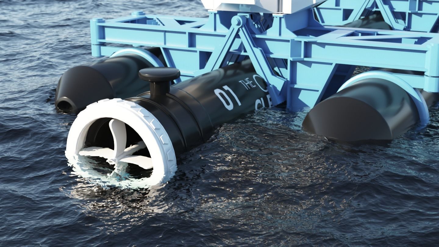 Ocean Cleanup System Project 3D model_2