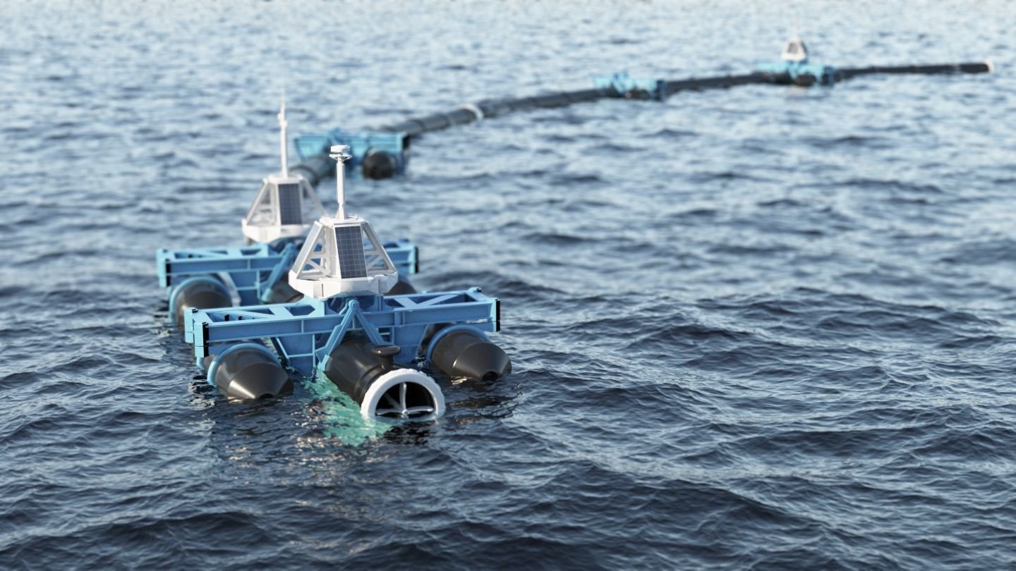 Ocean Cleanup System Project 3D model_16