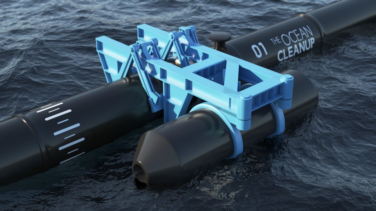 Ocean Cleanup System Project 3D model_10