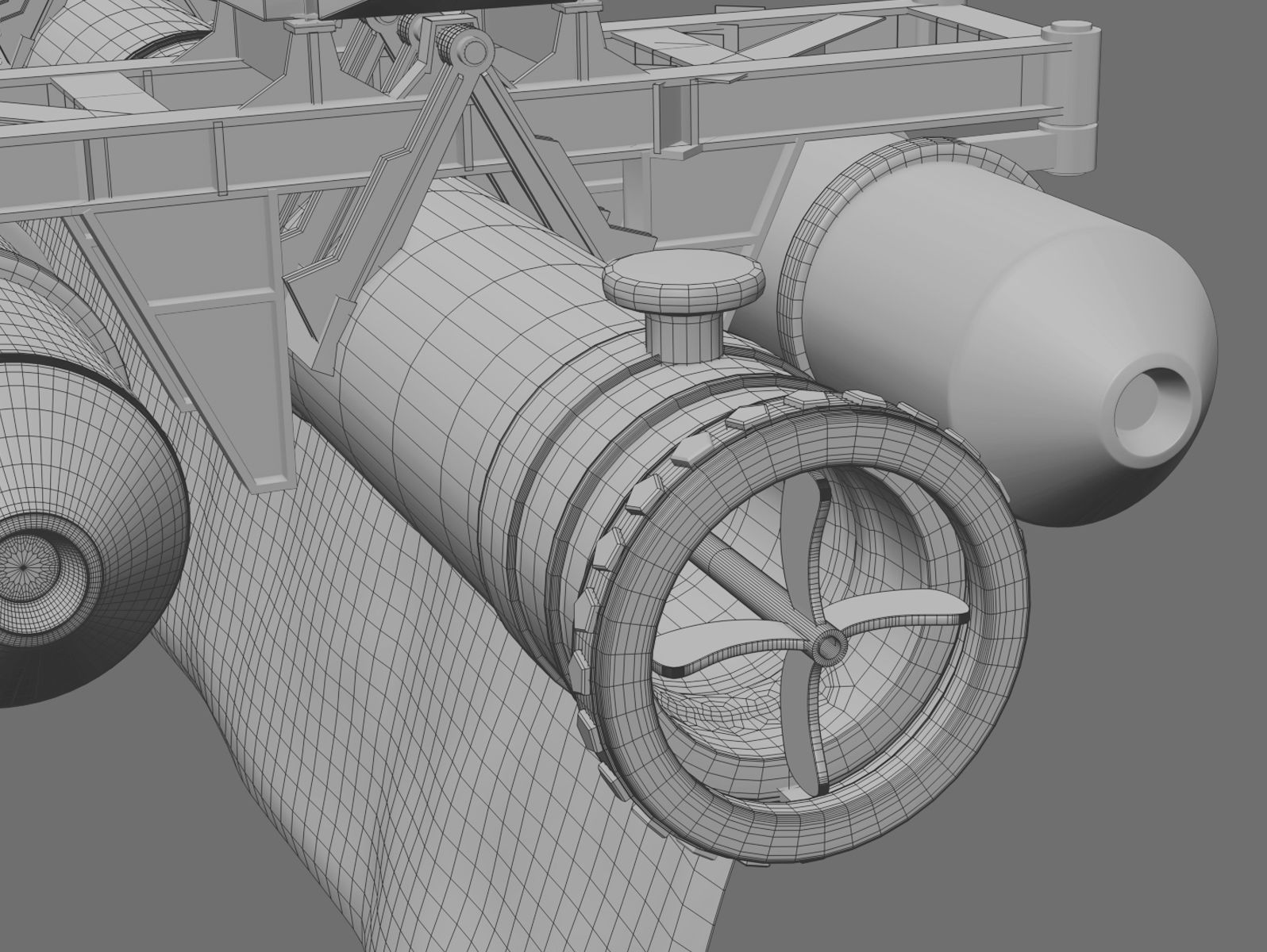 Ocean Cleanup System Project 3D model_27