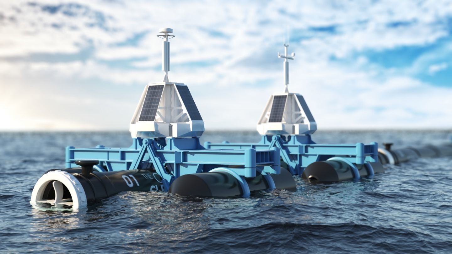 Ocean Cleanup System Project 3D model_1