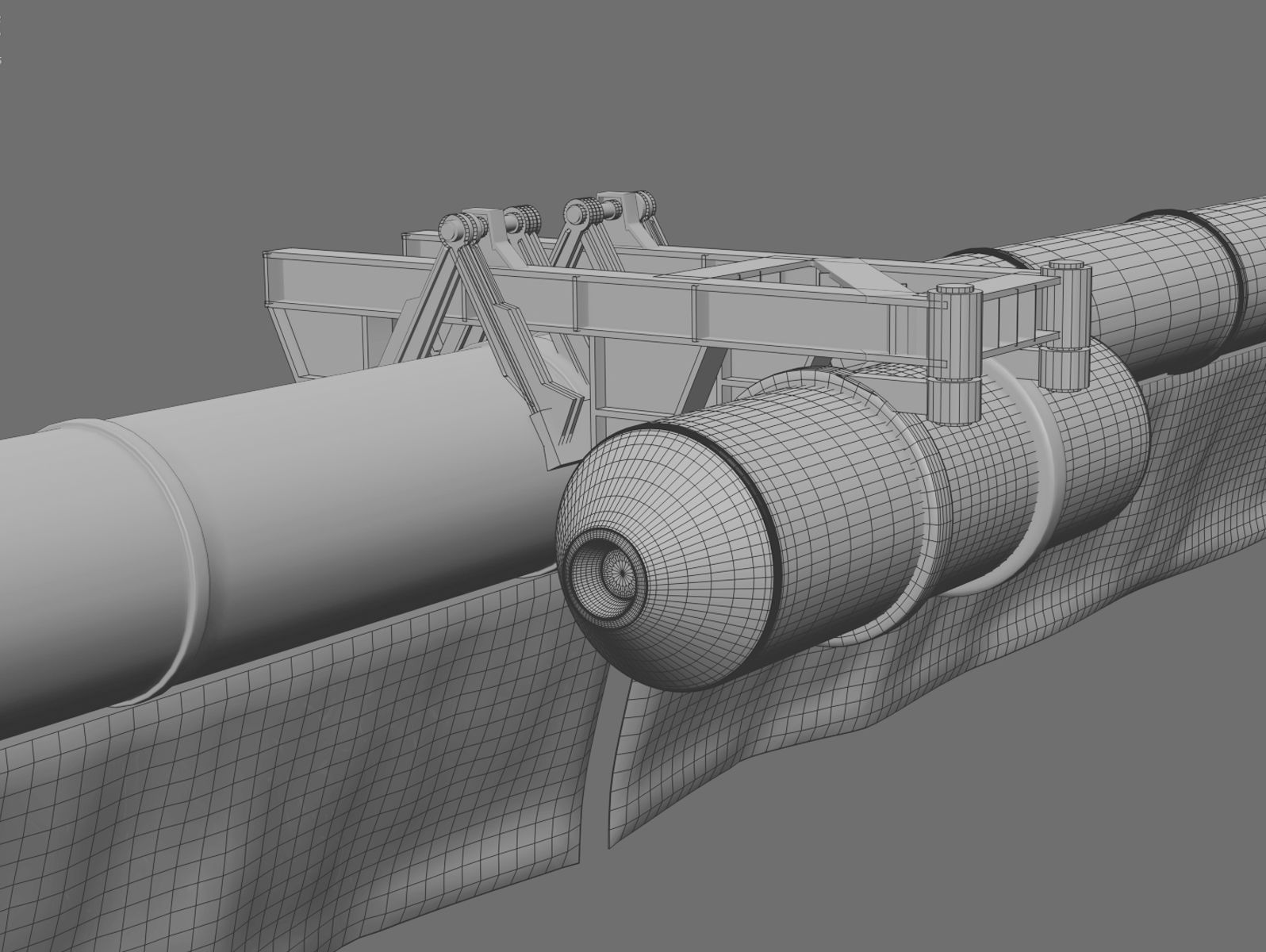 Ocean Cleanup System Project 3D model_25