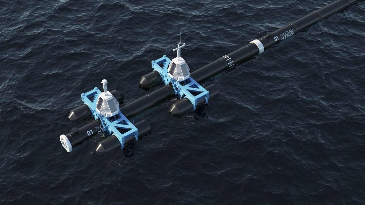 Ocean Cleanup System Project 3D model_13