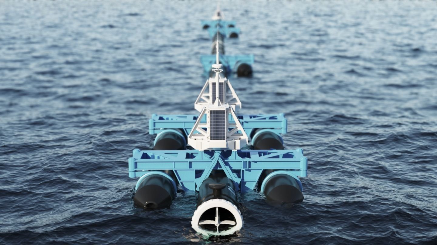 Ocean Cleanup System Project 3D model_12
