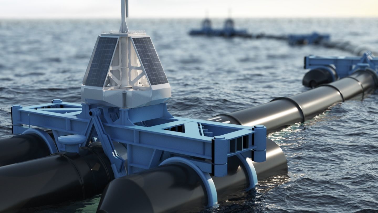 Ocean Cleanup System Project 3D model_18