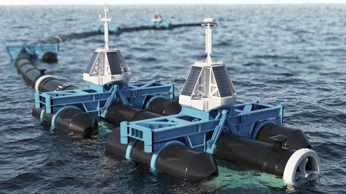 Ocean Cleanup System Project 3D model_9
