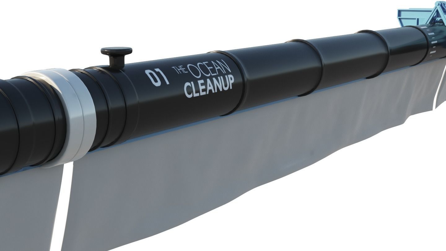Ocean Cleanup System Project 3D model_24