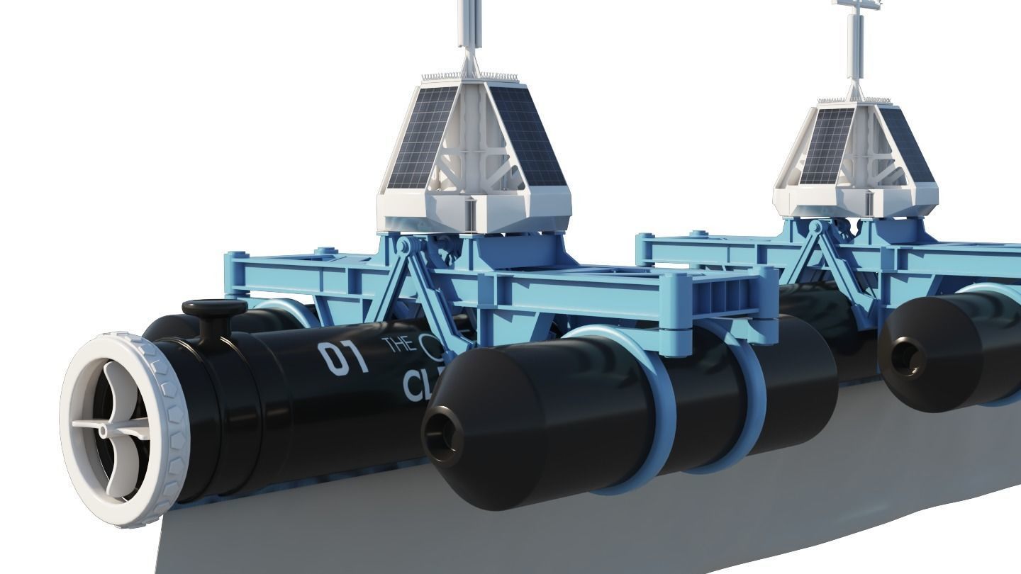 Ocean Cleanup System Project 3D model_22