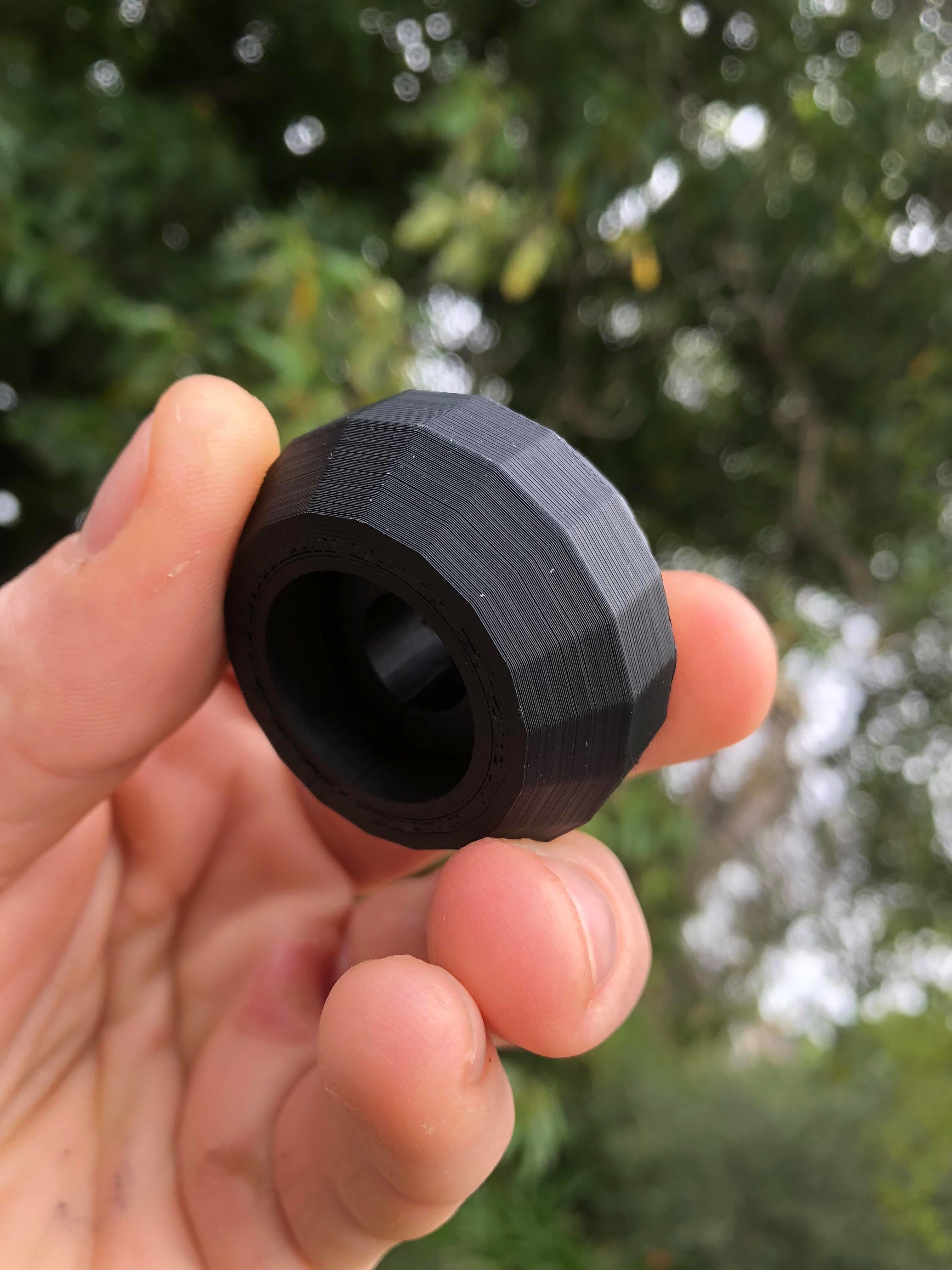 Anti Rocker Wheel 43mm 3D print model_3