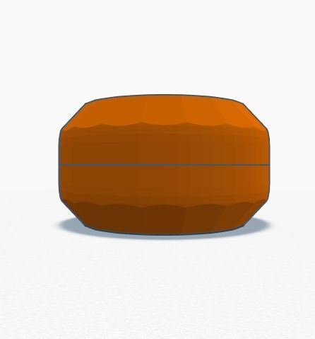 Anti Rocker Wheel 43mm 3D print model_2