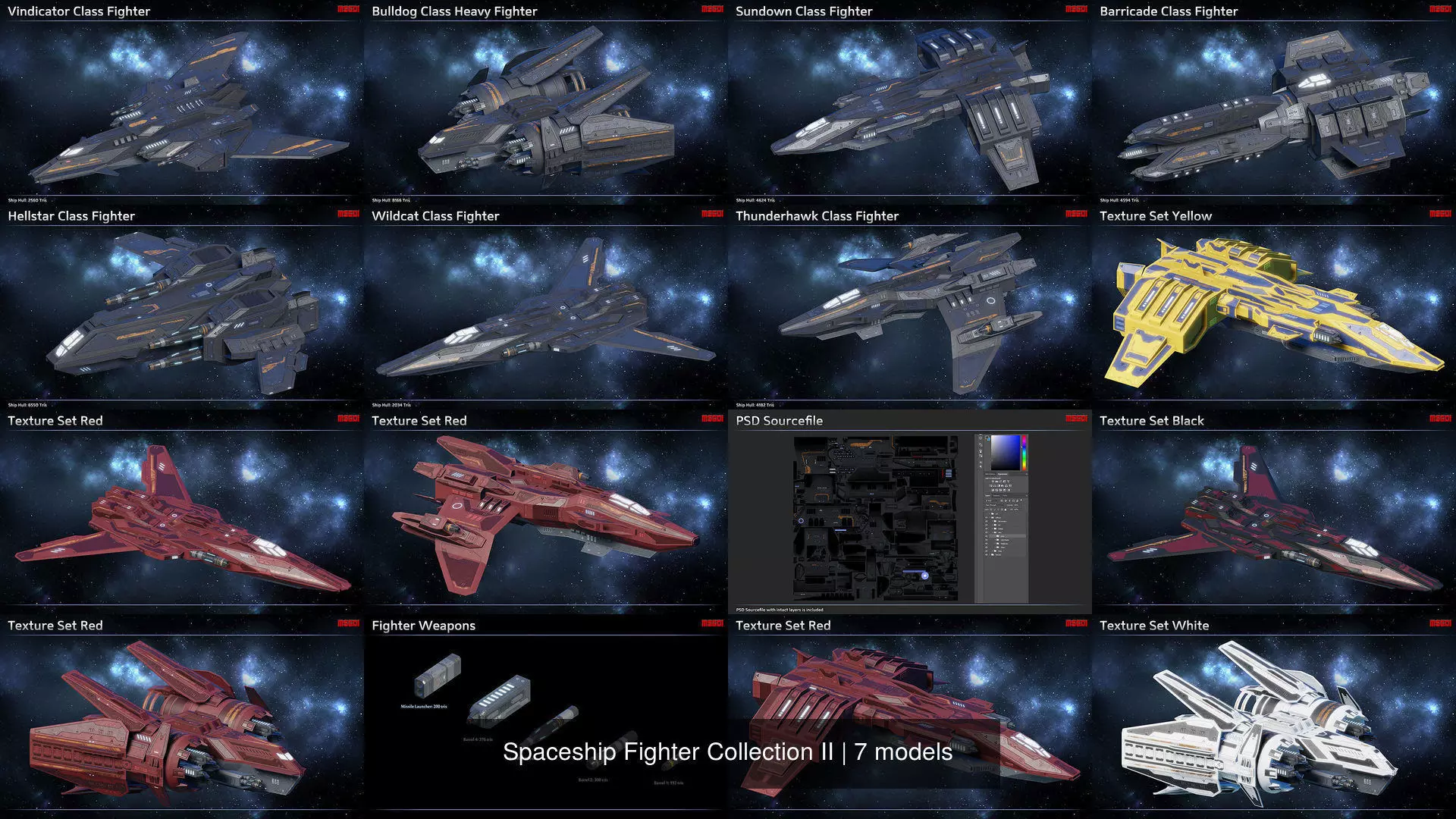 Spaceship Fighter Collection II _0