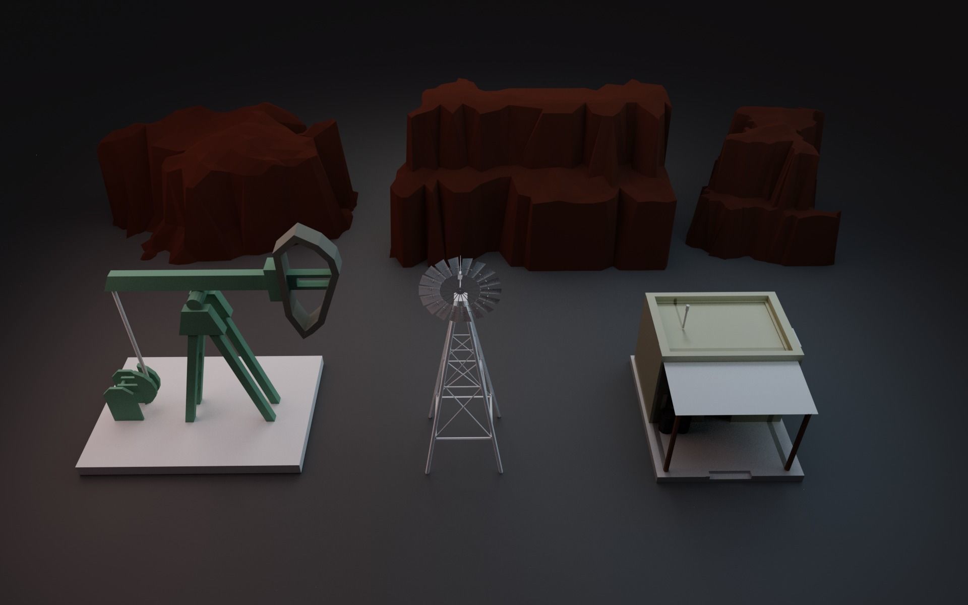 Low Poly Desert Environment for Unity Low-poly 3D model_6