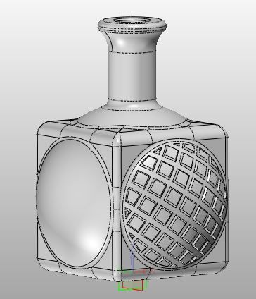 Square Ball 400ml 3D model_4