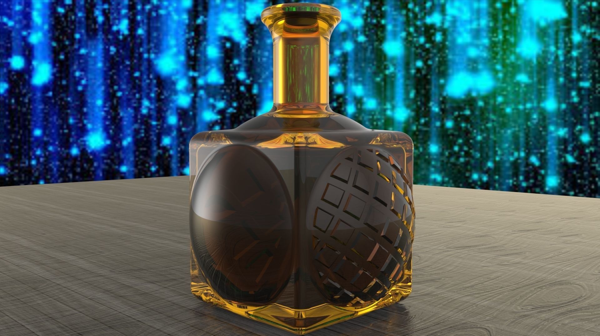 Square Ball 400ml 3D model_2