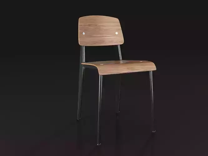 Vitra Standard Chair 3D model Vitra Standard Chair 3D model
