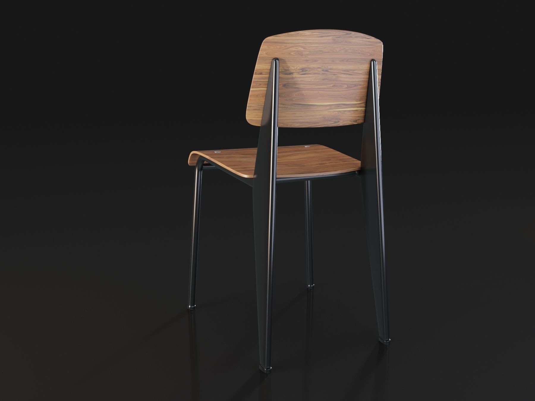 Vitra Standard Chair 3D model_7