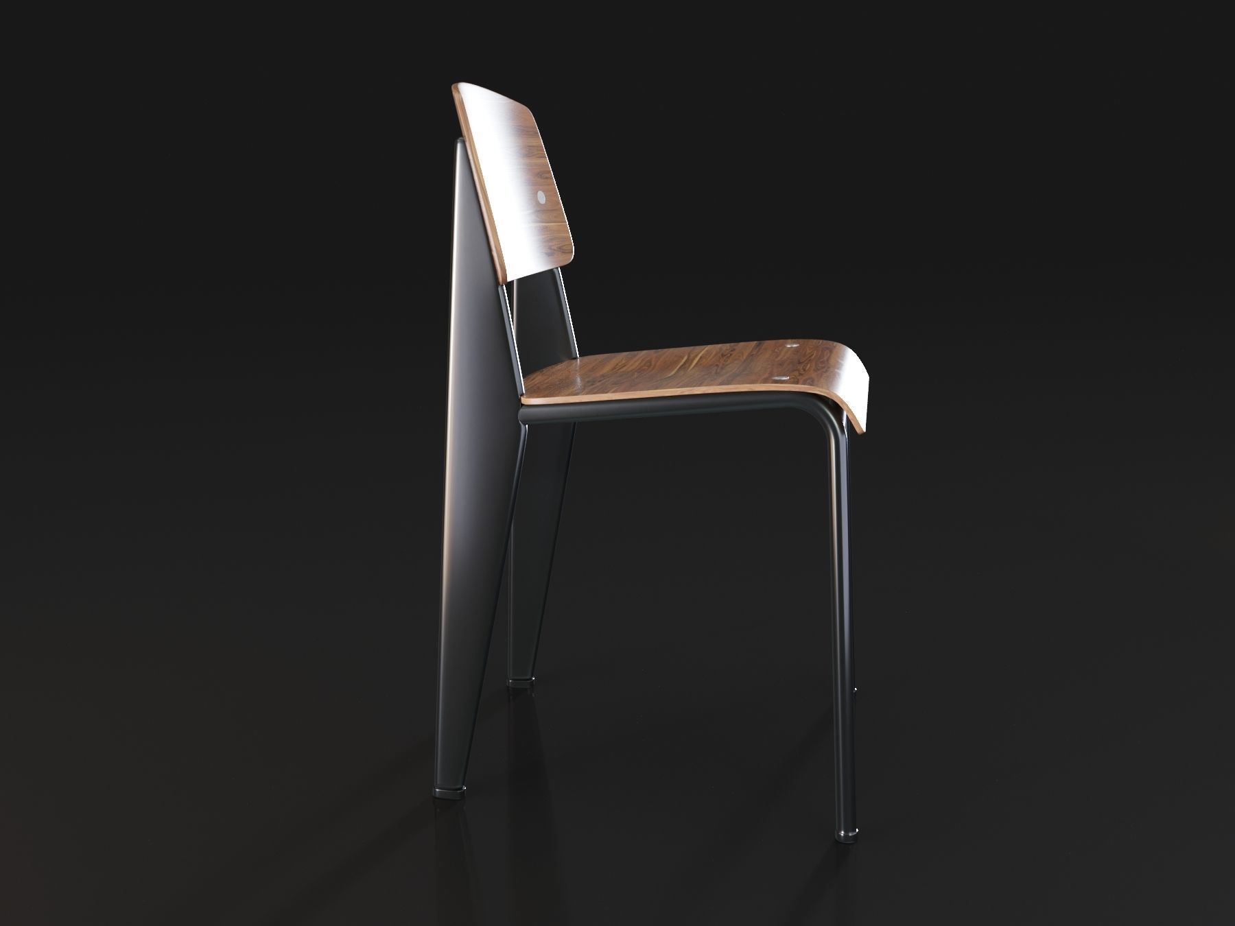 Vitra Standard Chair 3D model_6
