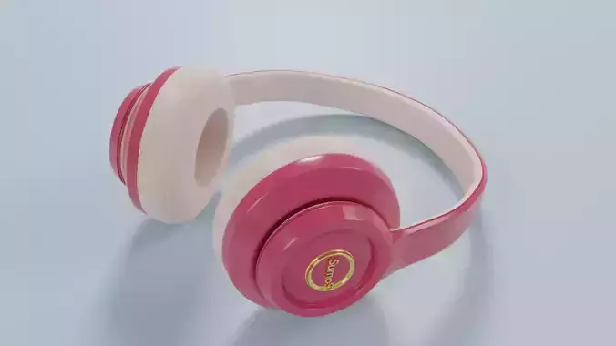 Wireless Headphones Free 3D model