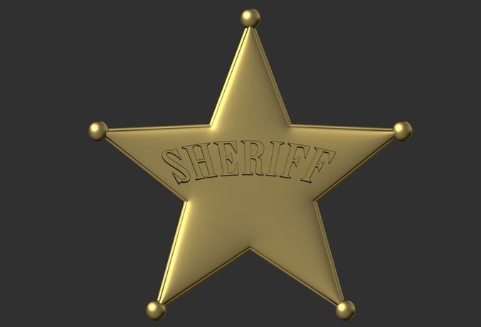 Stars collection golden star 3D print model