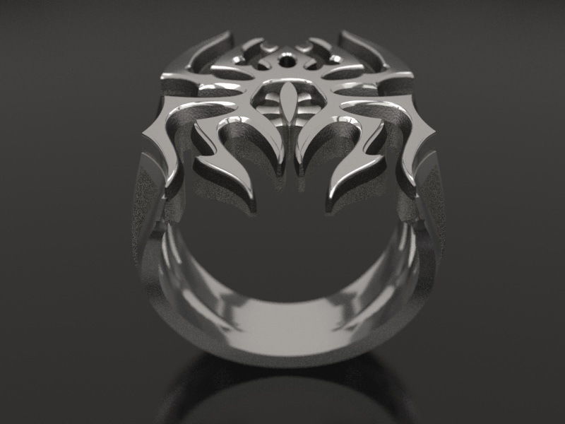 Spider ring - original 3D print model_4