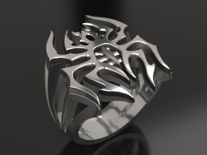 Spider ring - original 3D print model_3